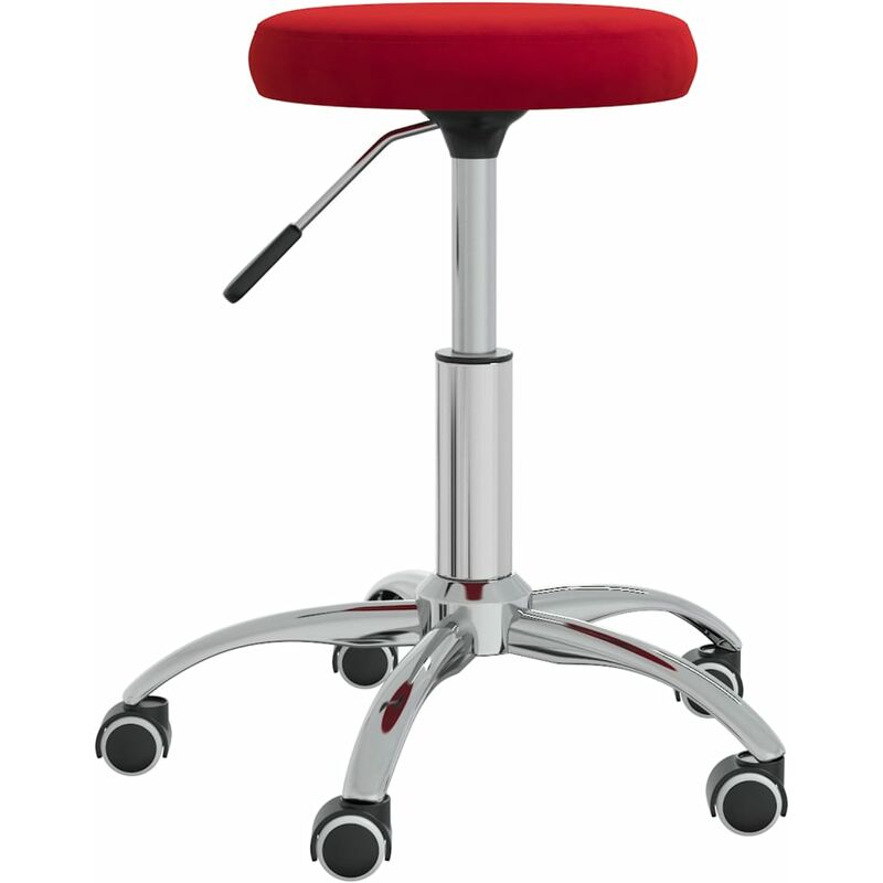 

Silla de comedor terciopelo rojo tinto