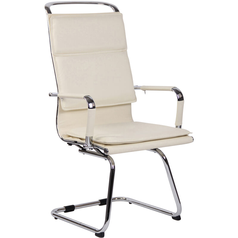 

CLP - Silla De Conferencia Bedford En Cuero Original Crema Cuero sintético