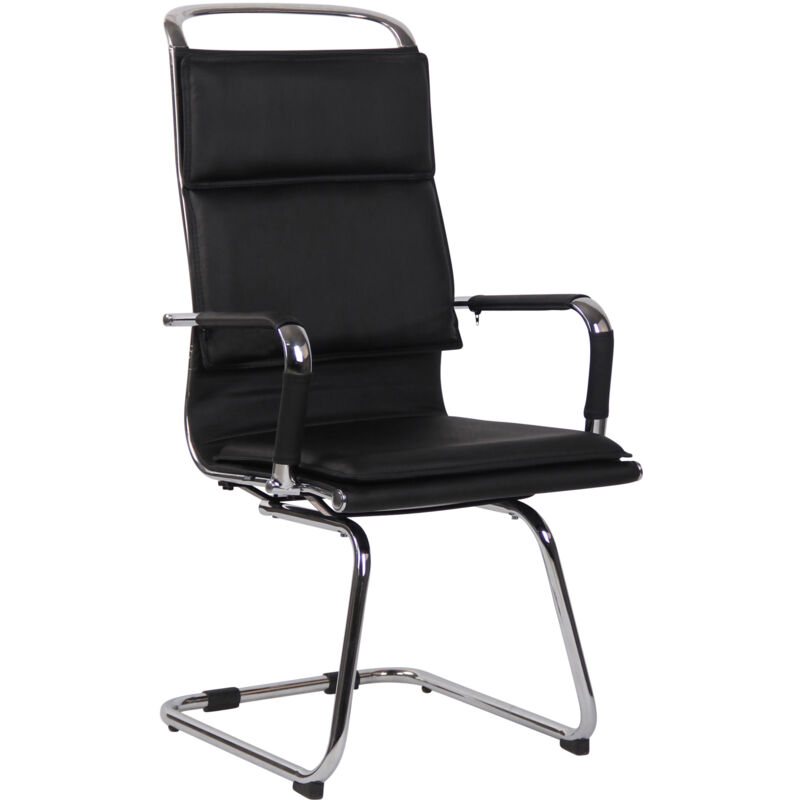 

CLP - Silla De Conferencia Bedford En Cuero Original Negro Cuero sintético