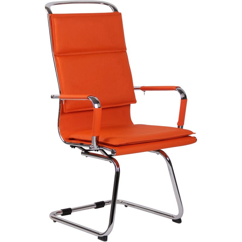 

CLP - Silla De Conferencia Bedford En Cuero Original Naranja Cuero sintético