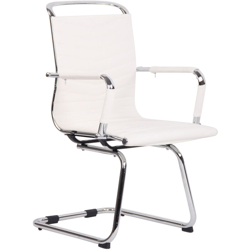 

CLP - Silla De Conferencia Burnley Blanco Cuero auténtico
