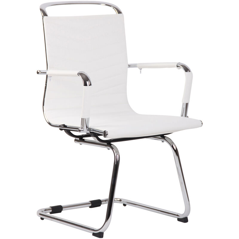 

Silla De Conferencia Burnley Blanco Cuero sintético