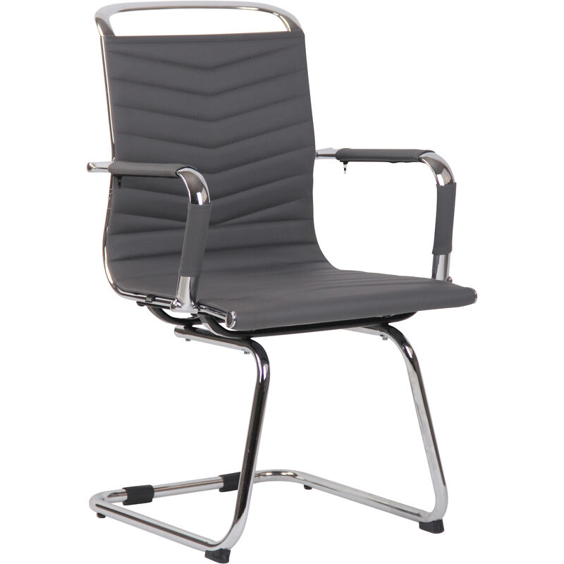 

CLP - Silla De Conferencia Burnley Gris Cuero sintético