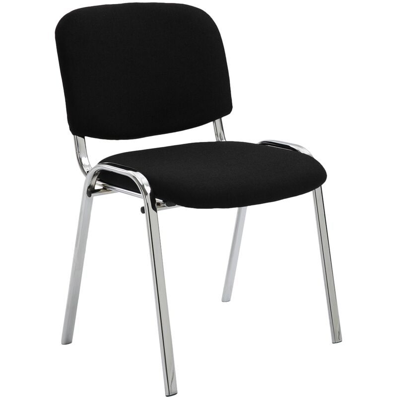 

CLP - Silla De Conferencia Ken Chrom En Tela Negro