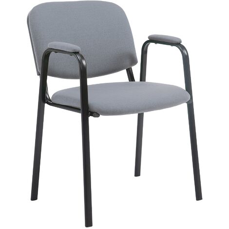 Silla de Confidente Ken Pro en Tela Gris