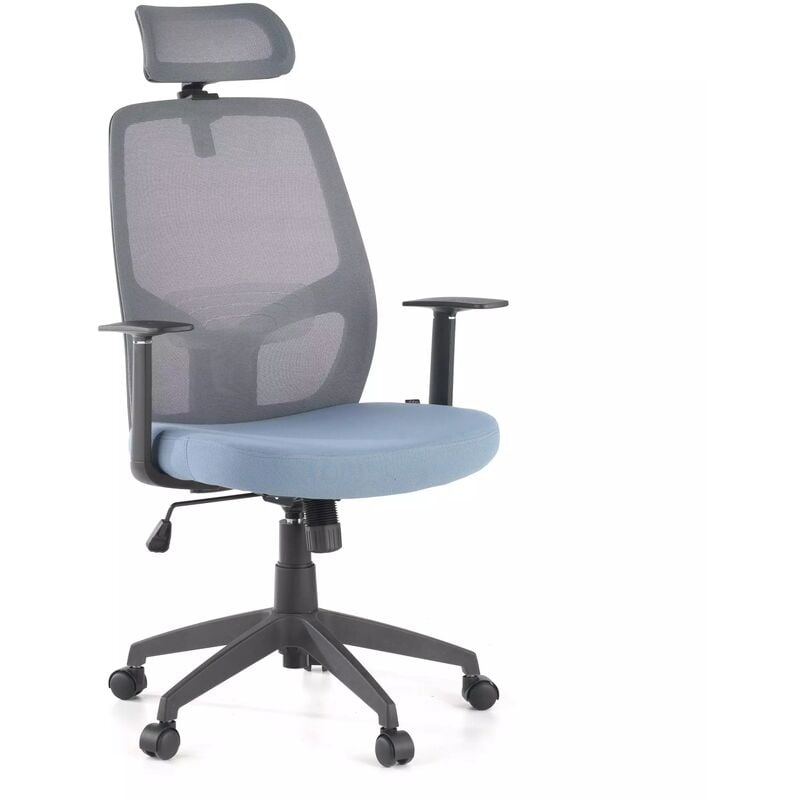 

Silla de escritorio Argos con reposacabezas gris - gris