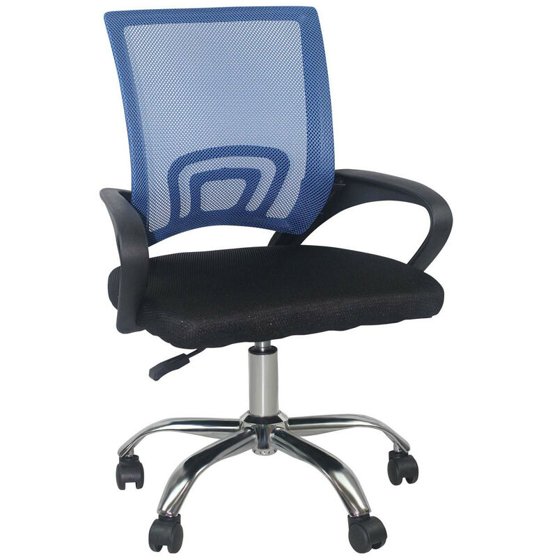 

Orion91 - Silla de Escritorio con Ruedas Classic 95x65x52cm Thinia Home Color - Negro y Azul