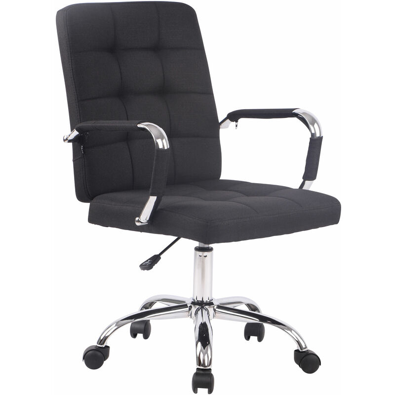 

Silla de escritorio deli pro en tela negro - Rogal