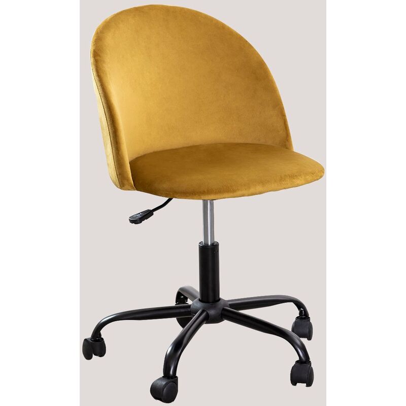 

Silla de Escritorio en Terciopelo Kana Amarillo Curri Amarillo Curri - Sklum