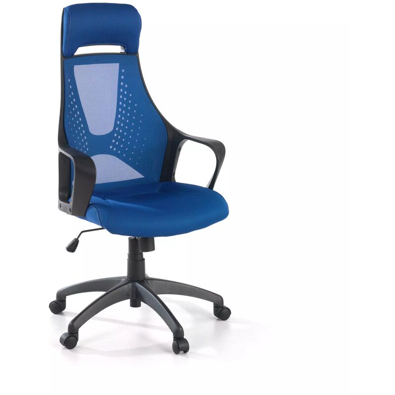 

Silla de escritorio Gotham, reposacabezas azul - azul