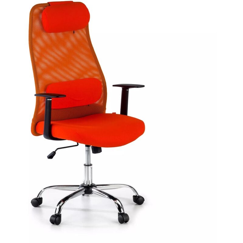 

Silla de escritorio Sigma, muy cómoda color naranja - naranja
