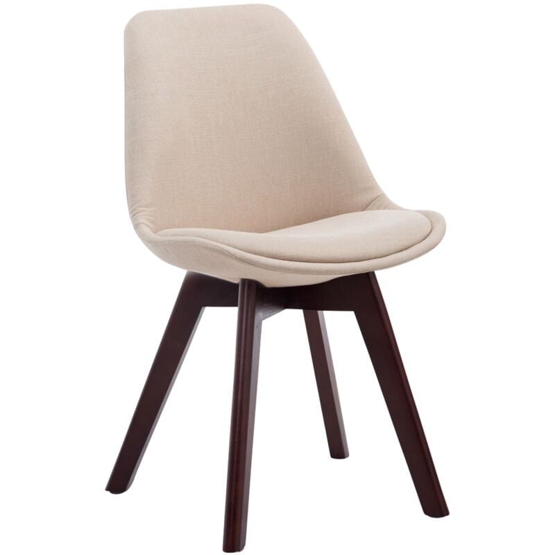 

CLP - Silla De Comedor Borneo V2 En Tela Crema Nogal