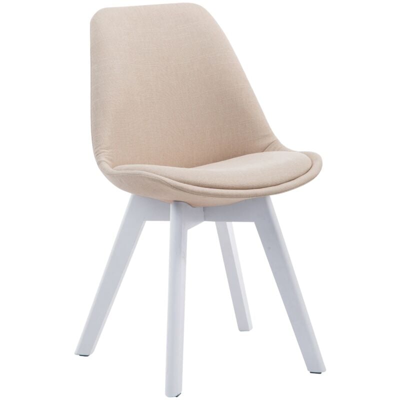 

CLP - Silla De Comedor Borneo V2 En Tela Crema Blanco