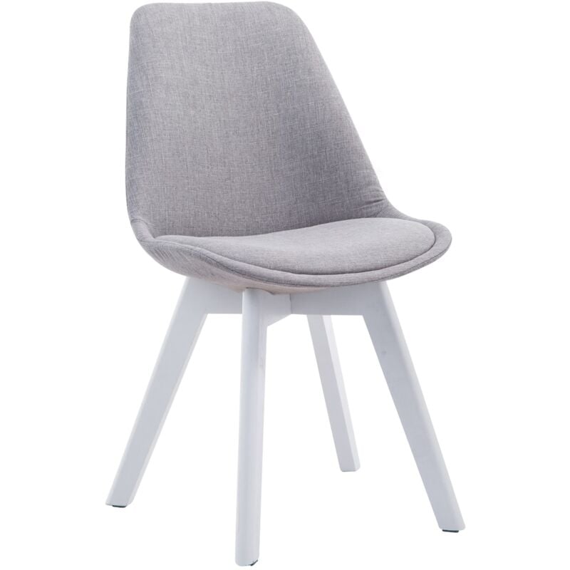 

CLP - Silla De Comedor Borneo V2 En Tela Gris Blanco