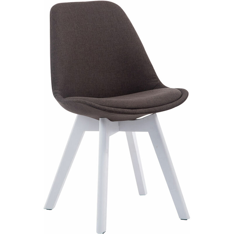 

Silla De Comedor Borneo V2 En Tela Gris oscuro Blanco (roble)