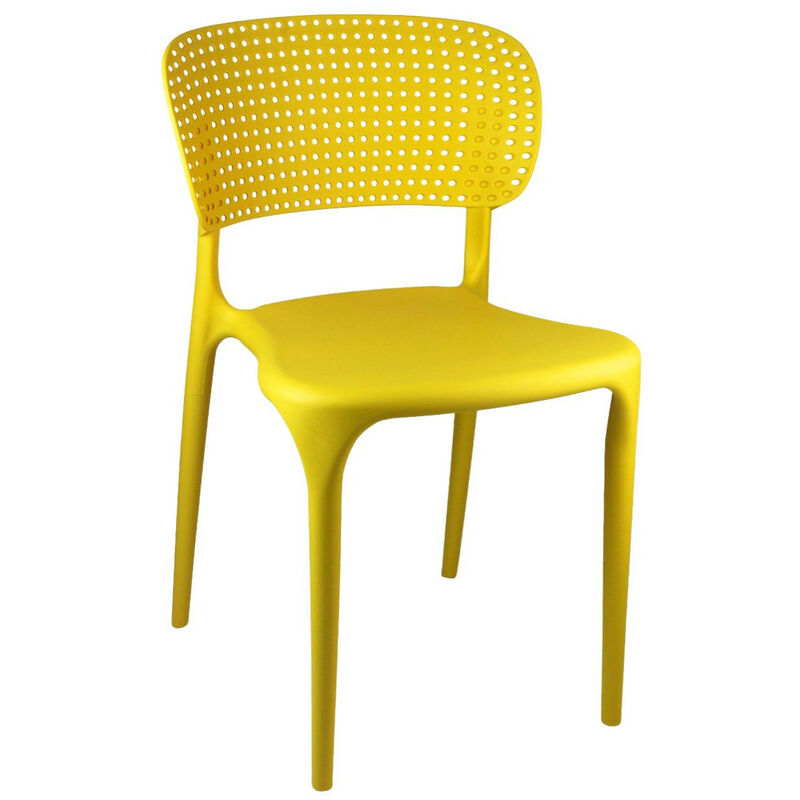 

Silla de Exterior Apilable Marilyn 75x47x49,5cm Thinia Home Color - Ocre