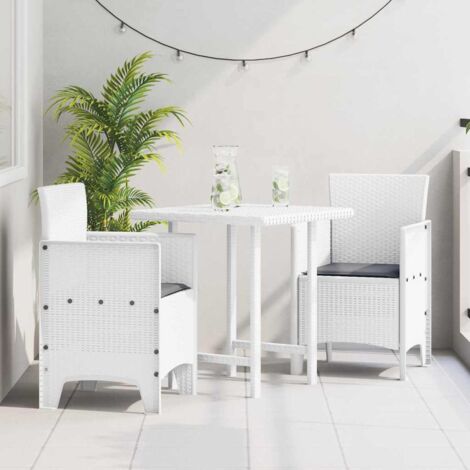 Silla de Jardín 2 pcs 53 x 49 x 85 cm PP