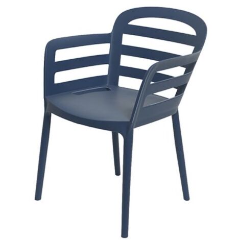 Silla de Jardín Boston Azul – Jardideco