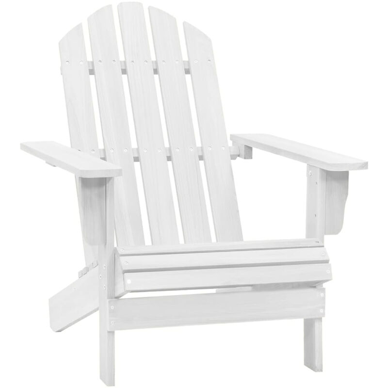 

Silla de jardin de madera blanca