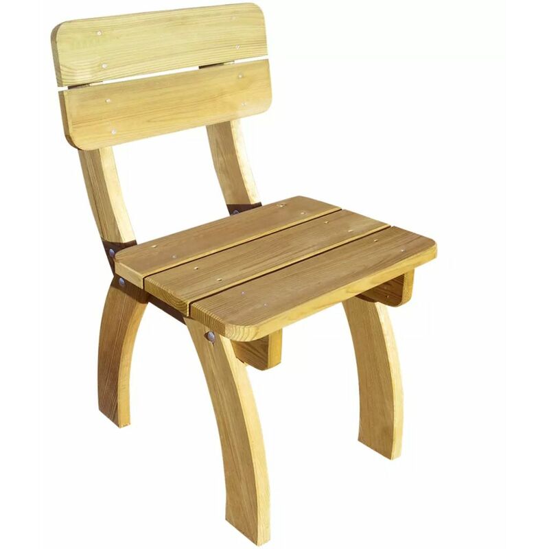 

Silla de jardin de madera de pino impregnada