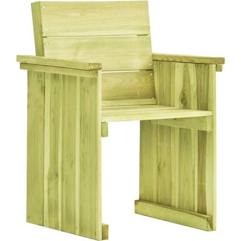 

Silla de jardin de madera de pino impregnada