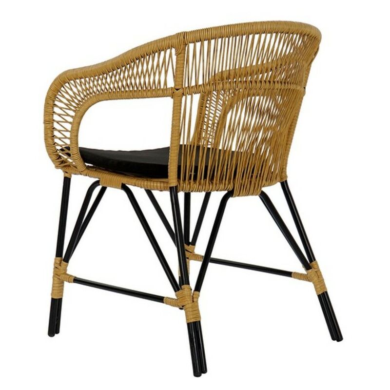 

Silla de Jardín DKD Home Decor Metal Ratán (51 x 61 x 81 cm)