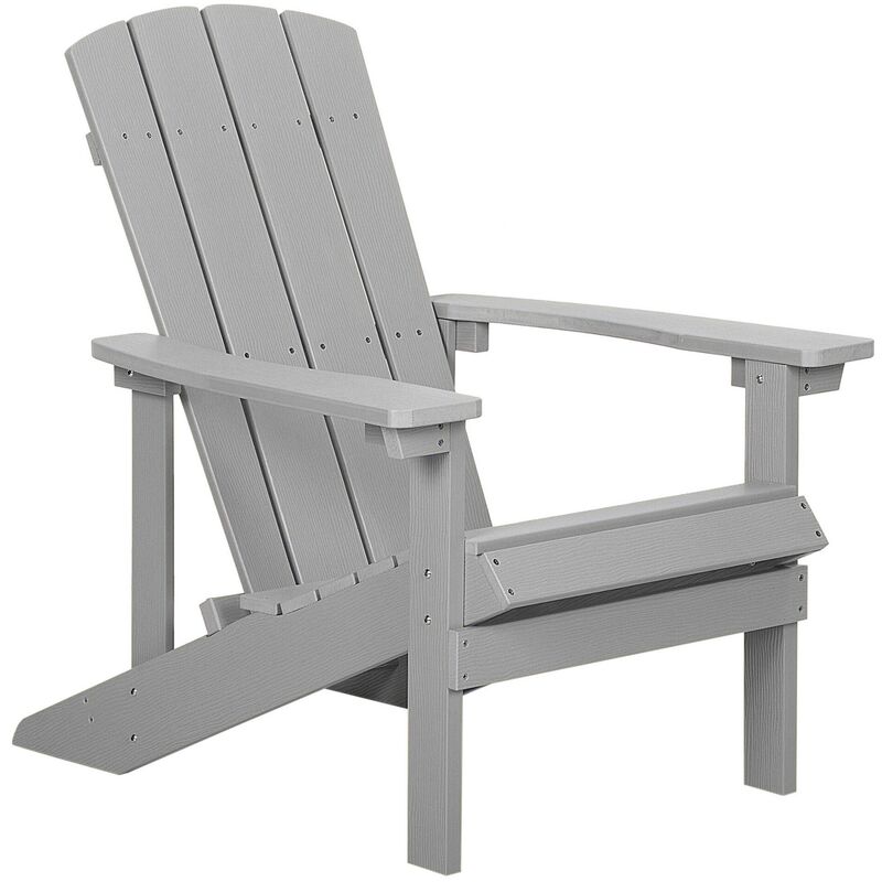 

Silla de jardín gris claro ADIRONDACK