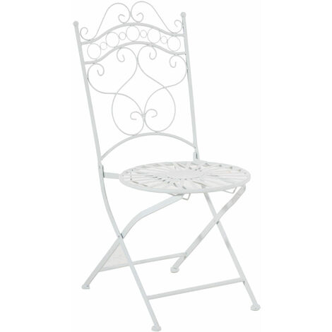 Silla de Jardín Plegable Indra Blanco