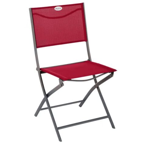 Silla de jardín plegable Modula Rojo