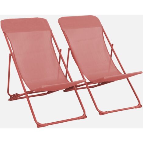 Silla de jardín plegable, set de 2