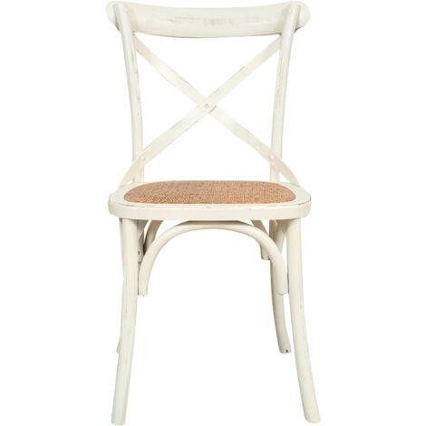 BISCOTTINI Silla de jardín Silla de madera Silla de comedor Sillas de restaurante modernas Silla de cocina Silla rústica Thonet 47x87x51cm