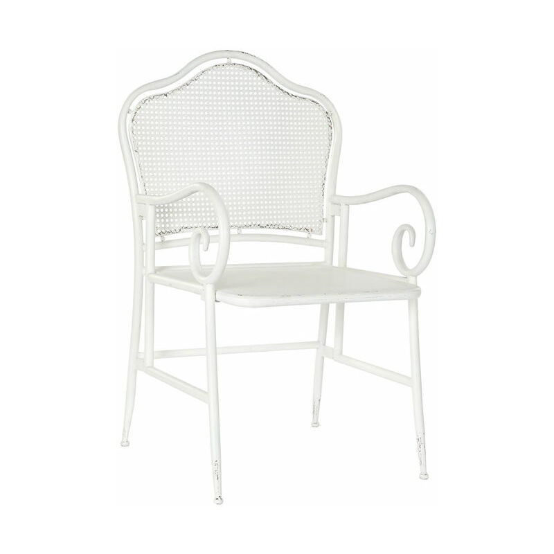 

Silla de jardín dkd home decor blanco metal (61 x 50 x 95 cm) - Rogal