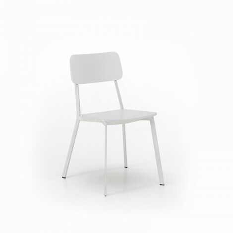 Silla de madera lacada - Woody - 51cm x 51.5cm x 82cm