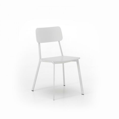 Silla de madera lacada - Woody - 51cm x 51.5cm x 82cm