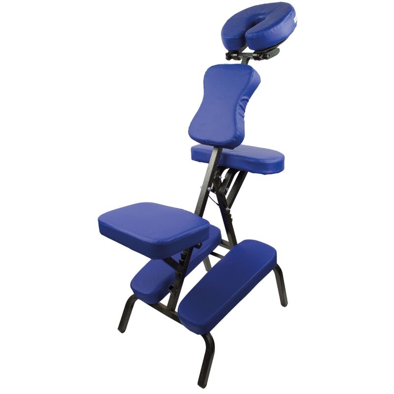 

Silla de masaje | Plegable | Regulable | Hasta 250 kg | Azul - Mobiclinic