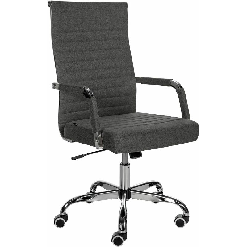 

CLP - Silla De Oficina Amadora En Cuero PU o Tela Gris oscuro Tela