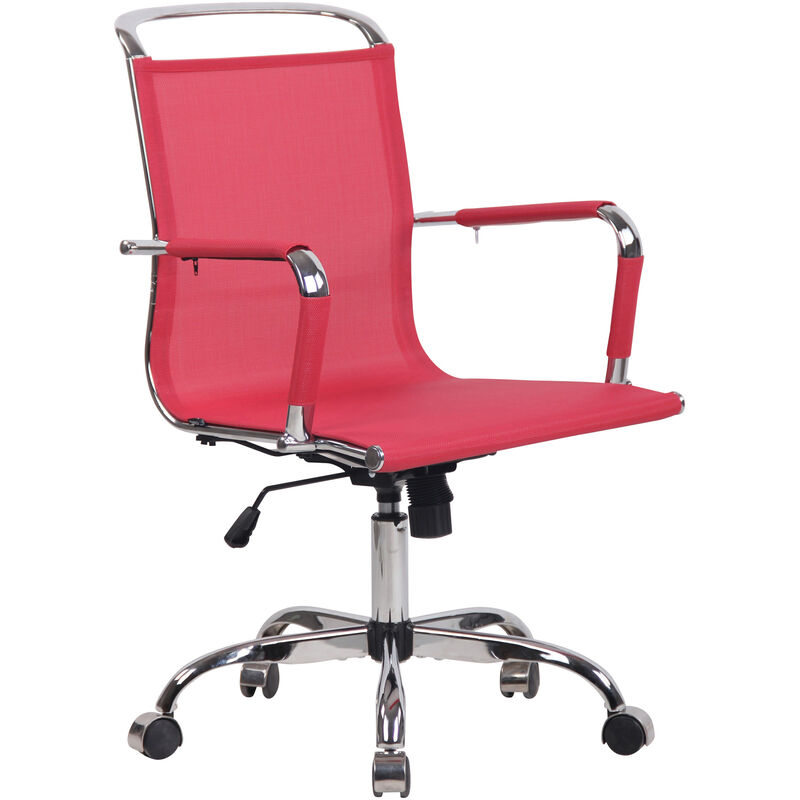 

CLP - Silla De Oficina Barnet Mesh En Microfibra Rojo