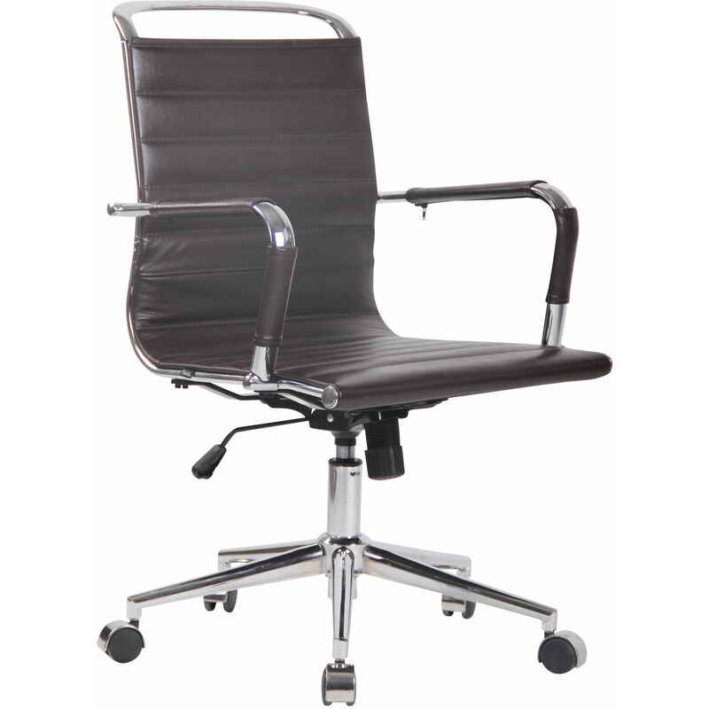 

Silla De Oficina Barton Marrón Cuero auténtico