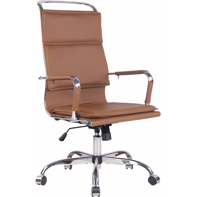 

CLP - Silla De Oficina Bedford Marrón Cuero sintético