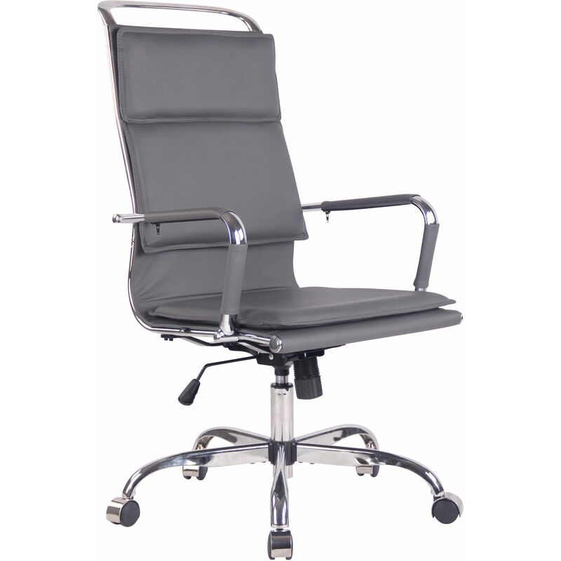 

CLP - Silla De Oficina Bedford Gris Cuero sintético
