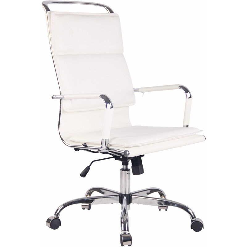 

CLP - Silla De Oficina Bedford Blanco Cuero sintético