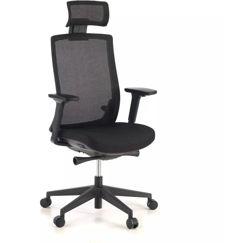 

Silla de oficina Boston, con reposacabezas red negra - negro