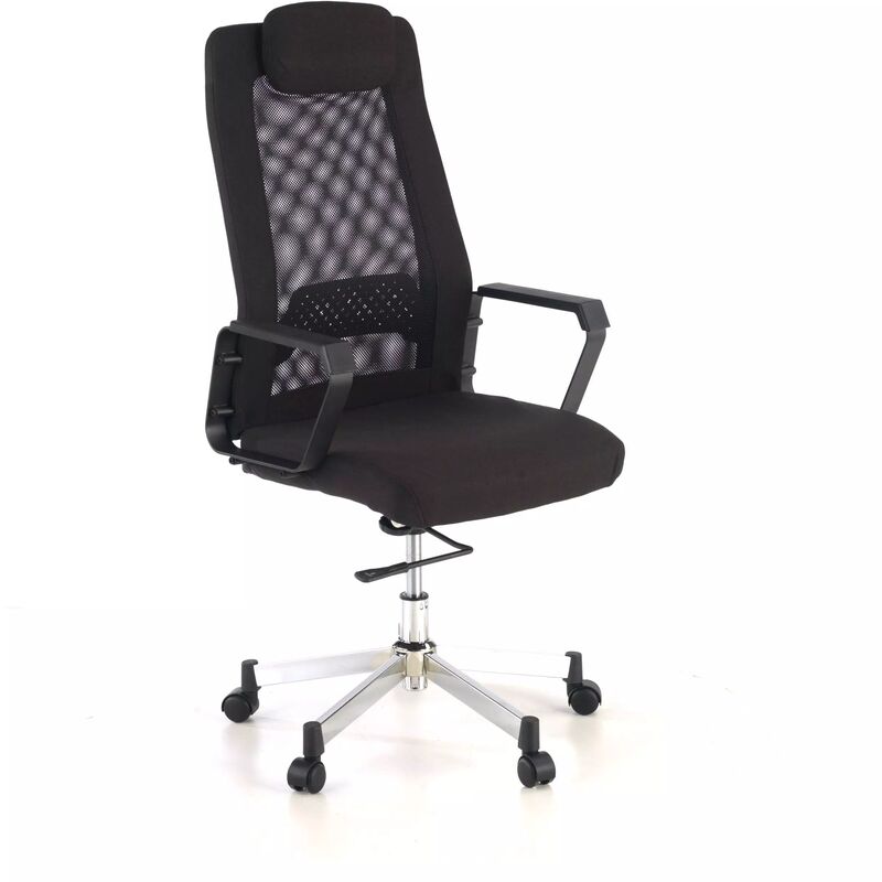 

Silla de oficina Boxer,reposacabezas, soporte lumbar negro - negro