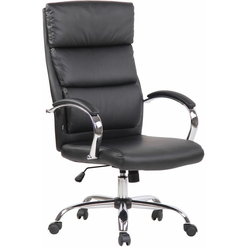 

Silla De Oficina Bradford Negro Cuero sintético