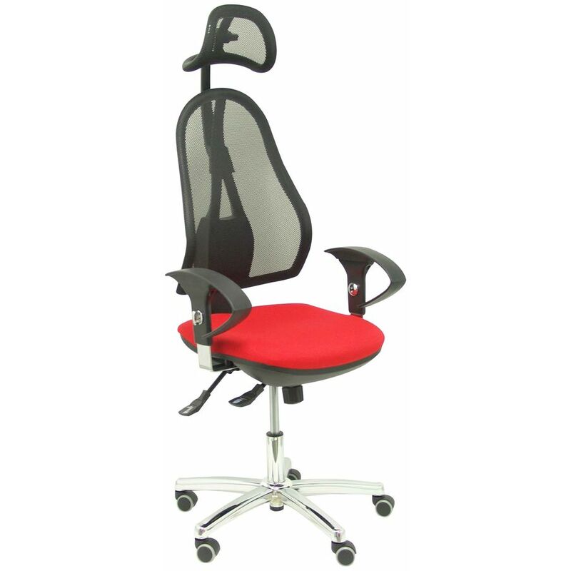 

Silla de Oficina con Cabecero Socuéllamos P&C 350B21C Rojo