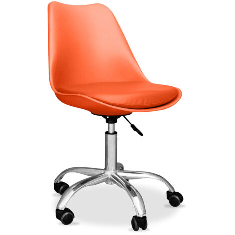 Silla de Oficina con Ruedas - Silla de Escritorio Giratoria  - Tulip