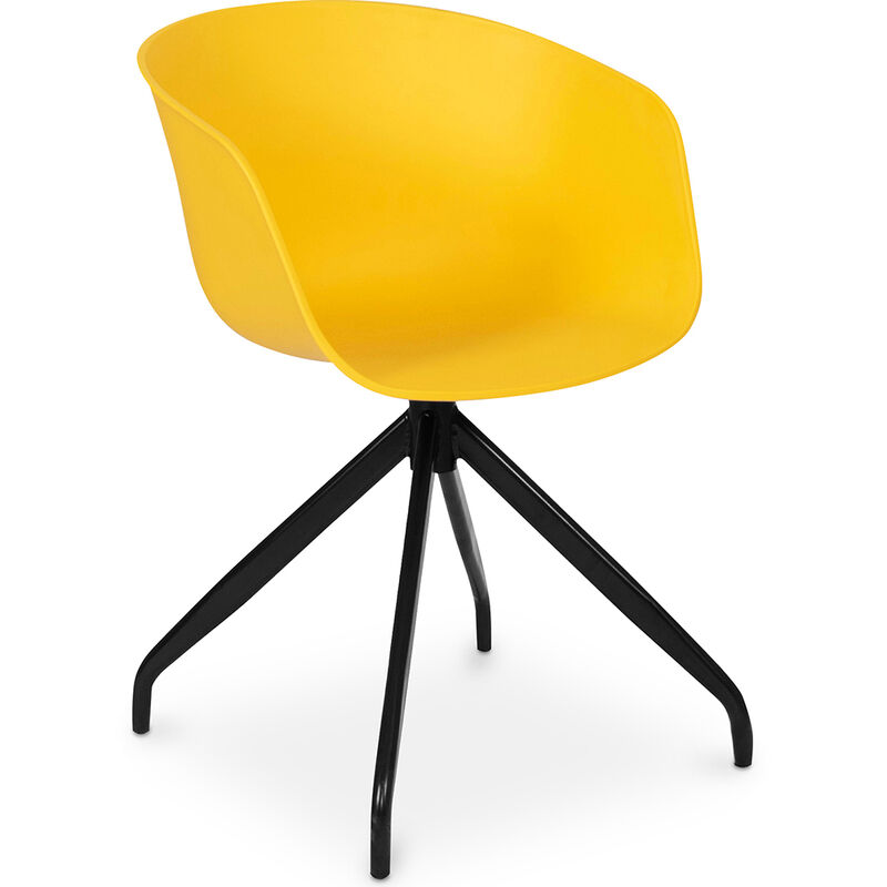 

Silla de oficina de diseño Amarillo