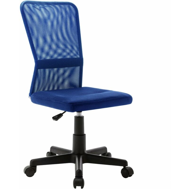 

vidaXL Silla de Oficina de Tela de Malla 44x52x100 cm Azul - Azul