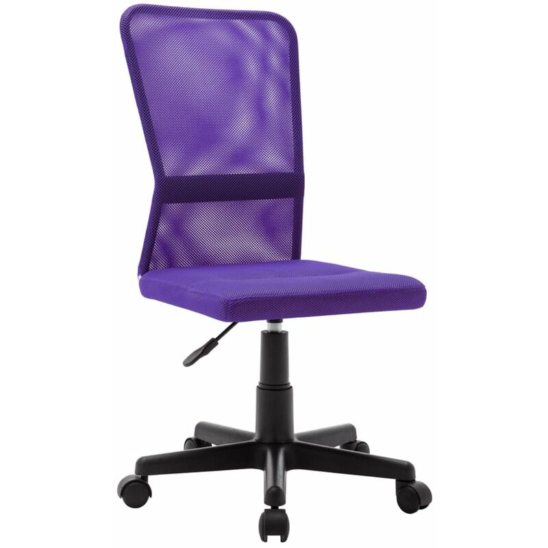 

Silla de oficina de tela de malla morada 44x52x100 cm