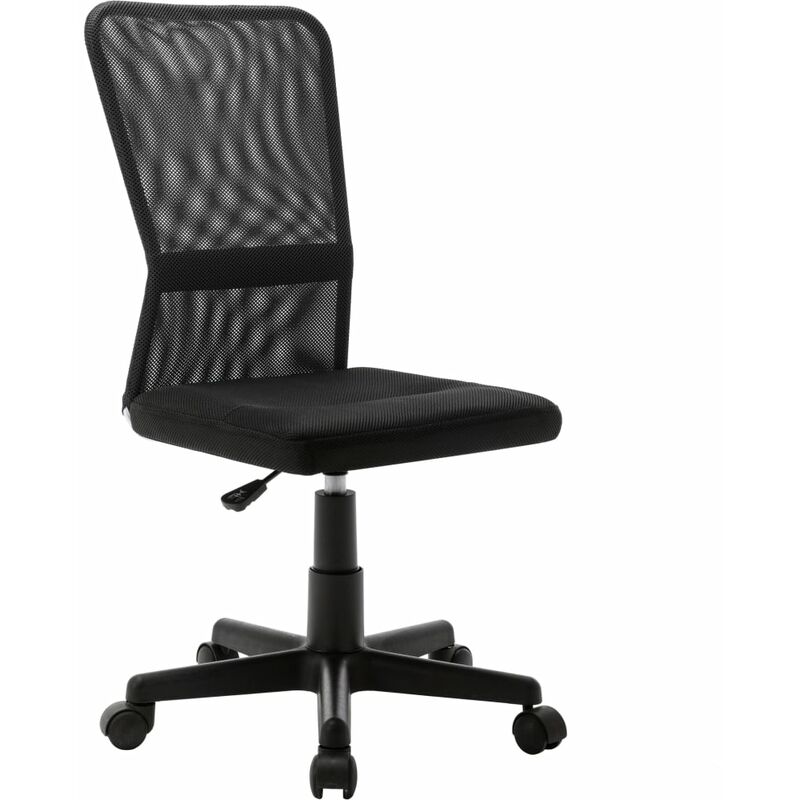 

Silla de oficina de tela de malla negra 44x52x100 cm